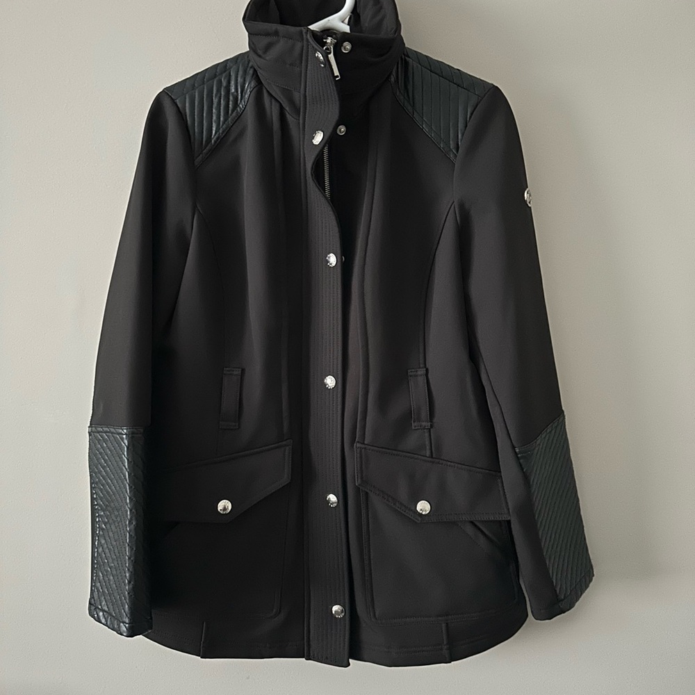 EUC - Michael by Michael Kors Black Moto Jacket - Size: M